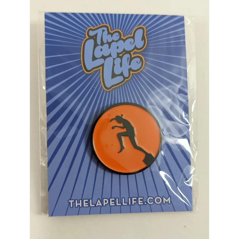 The Lapel Life Alamo City Comic Con Exclusive 2016 Silhouette Enamel Pin Orange